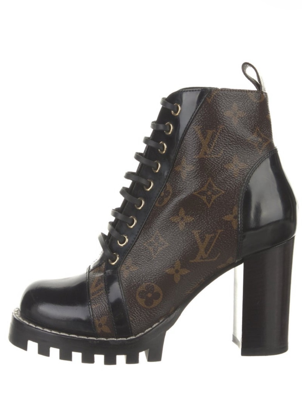 Louis Vuitton Monogram Combat Boots